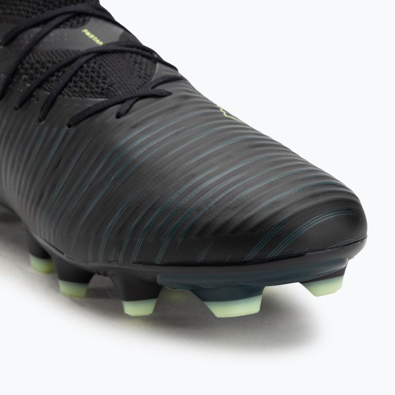 Scarpe da calcio da uomo PUMA Future 8 Pro FG/AG puma nero/luce frizzante/terreno verde 7