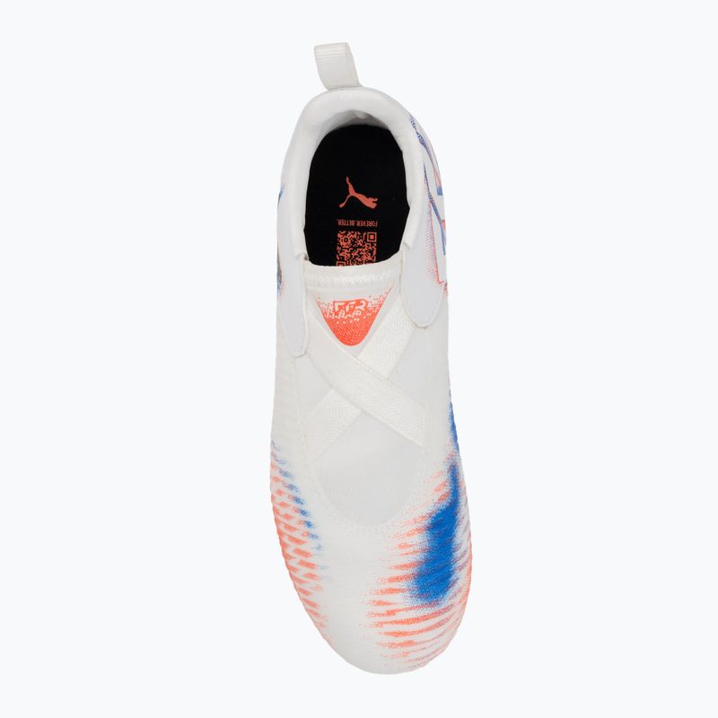 PUMA Future 8 Match LL FG/AG Jr scarpe da calcio puma bianco/puma nero/rosso brillante 5