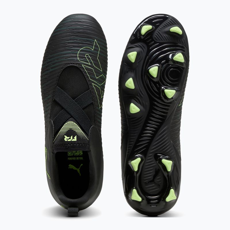 PUMA Future 8 Match LL FG/AG Jr scarpe da calcio puma nero / luce frizzante / terreno verde 10
