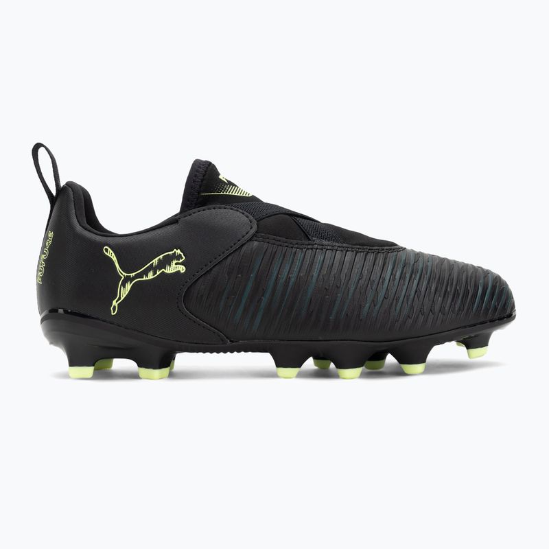 PUMA Future 8 Match LL FG/AG Jr scarpe da calcio puma nero / luce frizzante / terreno verde 2