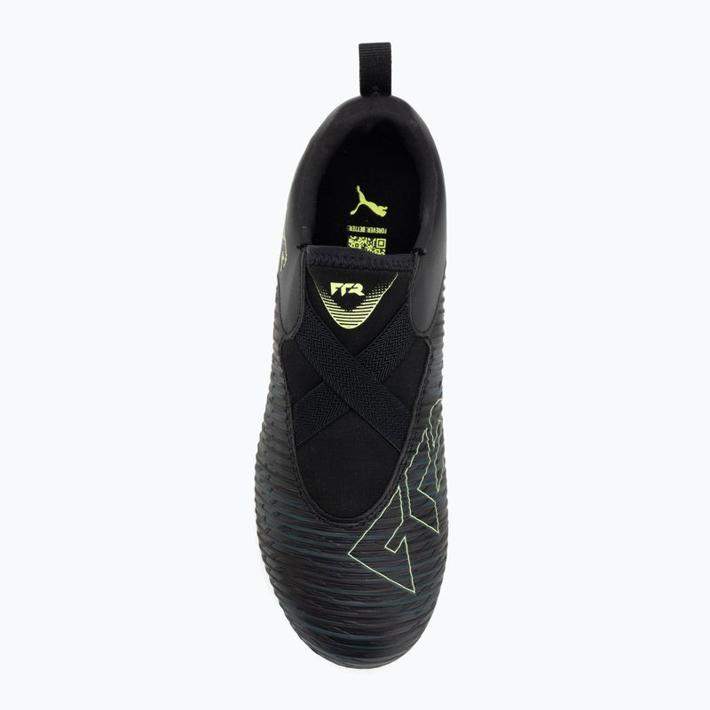 PUMA Future 8 Match LL FG/AG Jr scarpe da calcio puma nero / luce frizzante / terreno verde 5