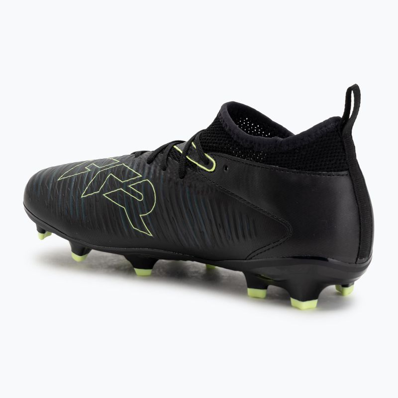 PUMA Future 8 Match FG/AG Jr bambini scarpe da calcio puma nero / luce frizzante / terreno verde 3