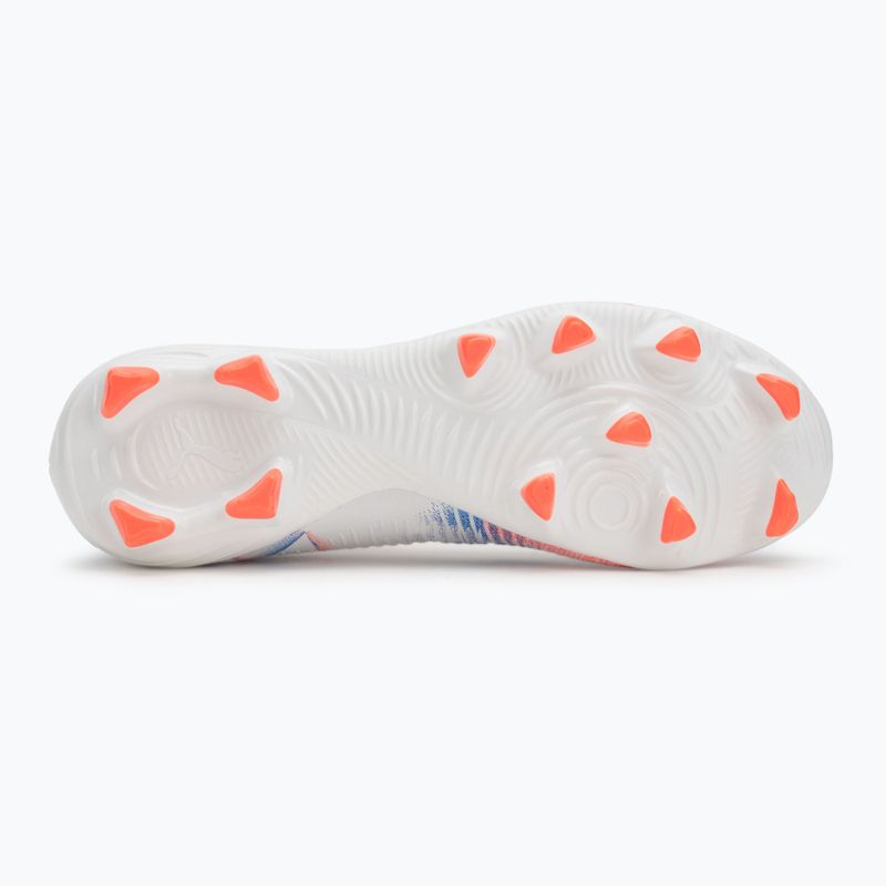 Scarpe da calcio da uomo PUMA Future 8 Play FG/AG puma bianco/puma nero/rosso brillante 4