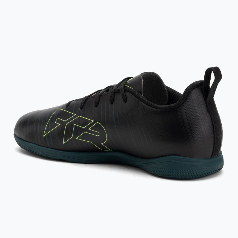 PUMA Future 8 Play It Jr bambini scarpe da calcio puma nero / luce frizzante / terreno verde 3