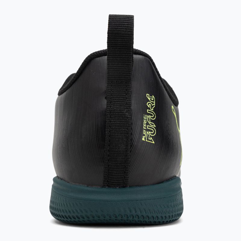 PUMA Future 8 Play It Jr bambini scarpe da calcio puma nero / luce frizzante / terreno verde 6