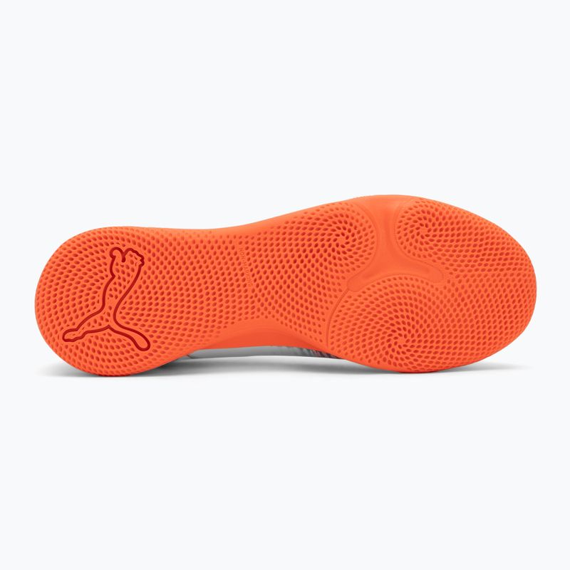 PUMA Future 8 Play It Jr scarpe da calcio per bambini puma bianco/puma nero/rosso brillante 4