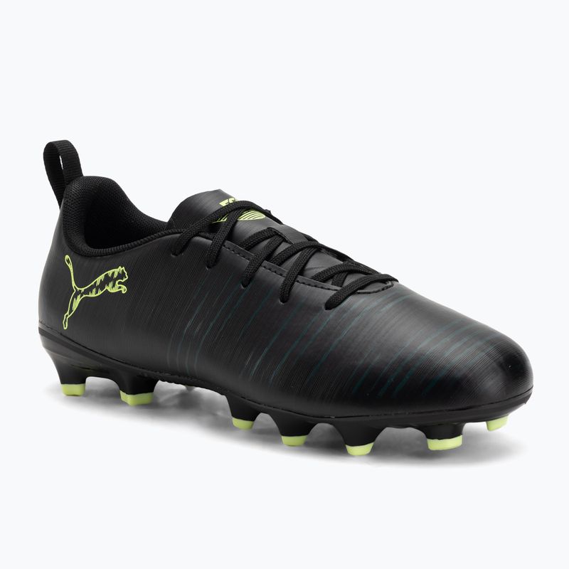 PUMA Future 8 Play FG/AG Jr scarpe da calcio puma nero / luce frizzante / terreno verde