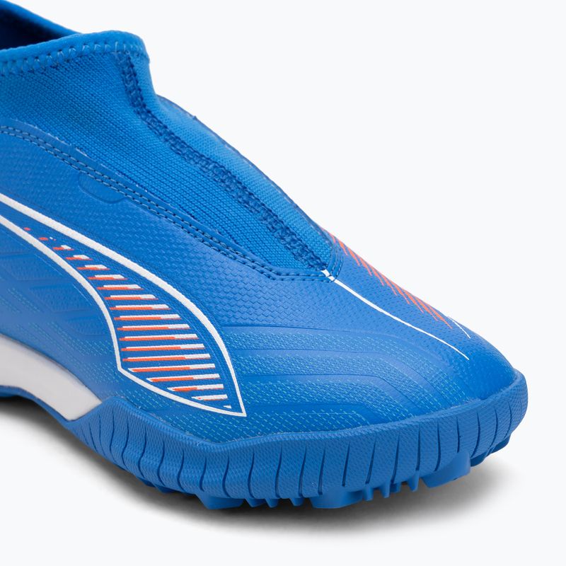 PUMA Ultra 6 Match+ LL TT + Mid Jr scarpe da calcio bambino ultra blu/puma bianco/rosso brillante 7