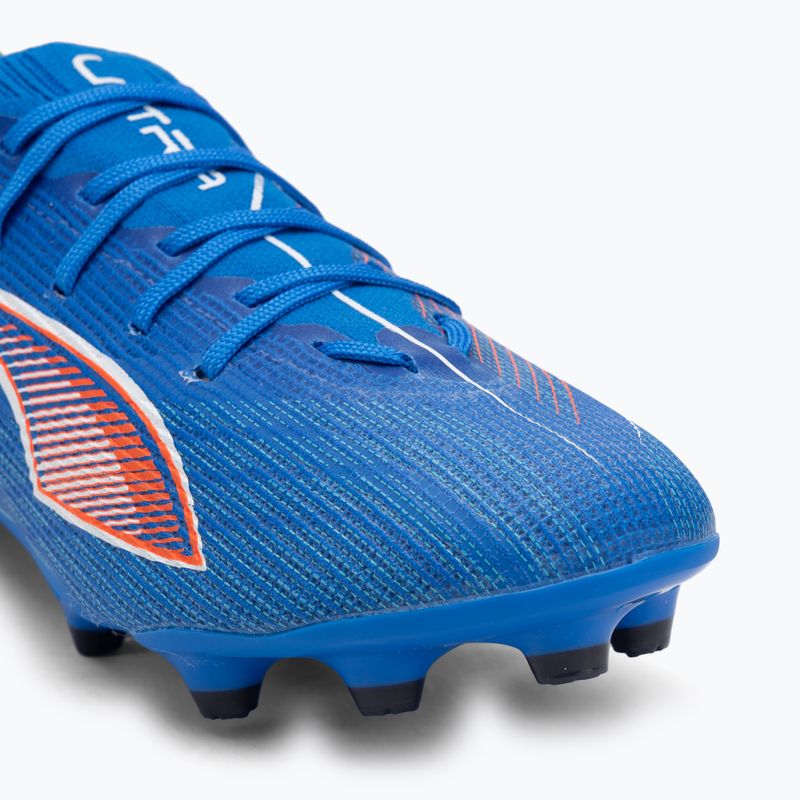 PUMA Ultra 6 Pro FG/AG Jr scarpe da calcio bambino ultra blu/puma bianco/rosso brillante 7