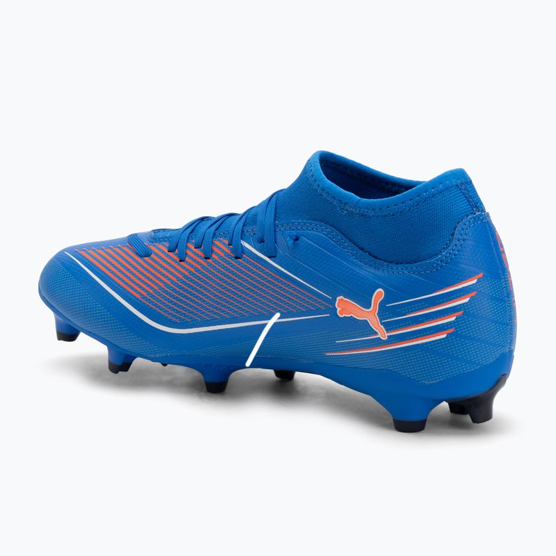 Scarpe da calcio da uomo PUMA Ultra 6 Play+ FG/AG ultra blu/puma bianco/rosso brillante 3