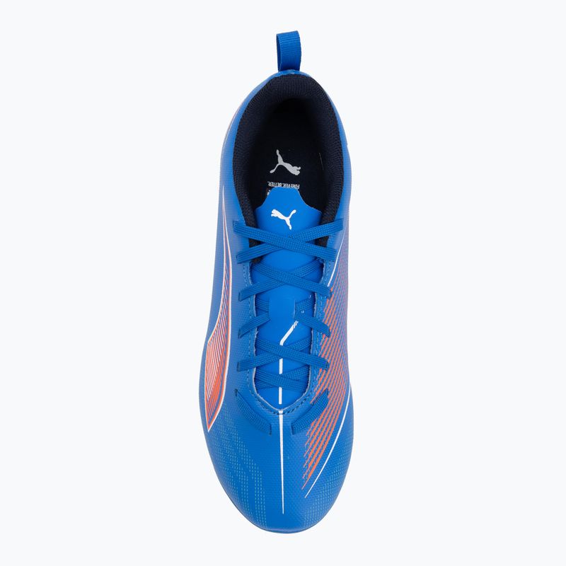 PUMA Ultra 6 Play FG/AG Jr scarpe da calcio bambino ultra blu/puma bianco/rosso brillante 5