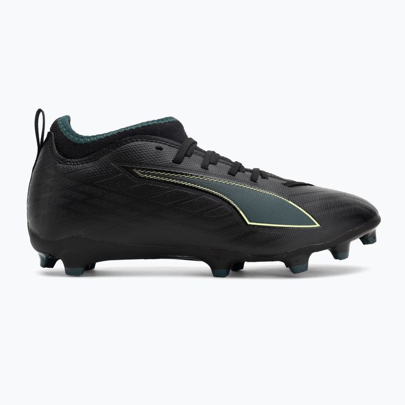 PUMA Ultra 6 Match FG/AG Jr bambini scarpe da calcio puma nero / luce frizzante / terreno verde 2