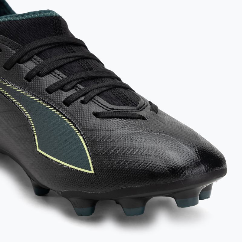 PUMA Ultra 6 Match FG/AG Jr bambini scarpe da calcio puma nero / luce frizzante / terreno verde 7