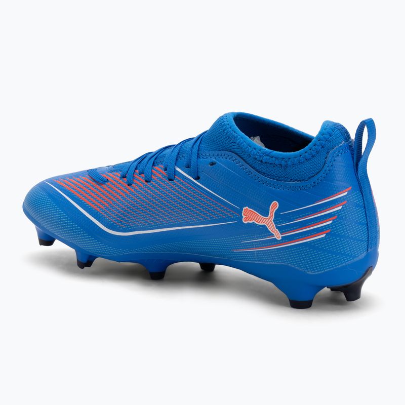 PUMA Ultra 6 Match FG/AG Jr scarpe da calcio bambino ultra blu/puma bianco/rosso brillante 3