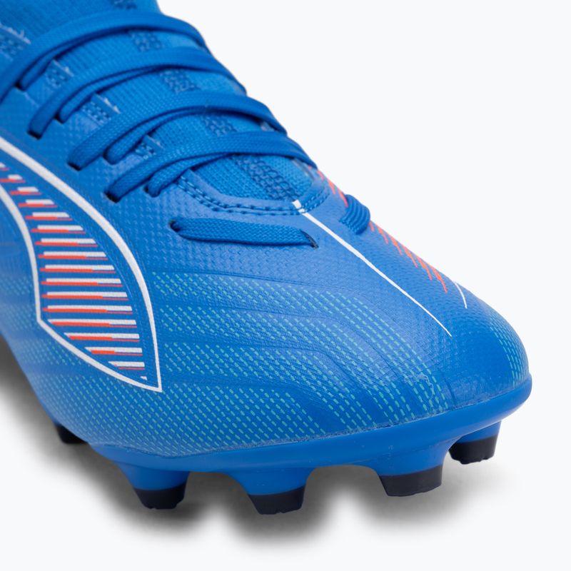 PUMA Ultra 6 Match FG/AG Jr scarpe da calcio bambino ultra blu/puma bianco/rosso brillante 7
