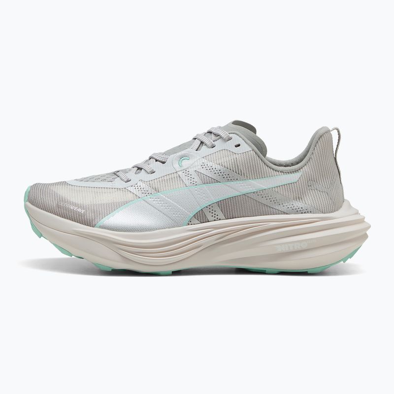PUMA Deviate Nitro Elite Trail scarpe da corsa da donna grigio piuma / menta fondente