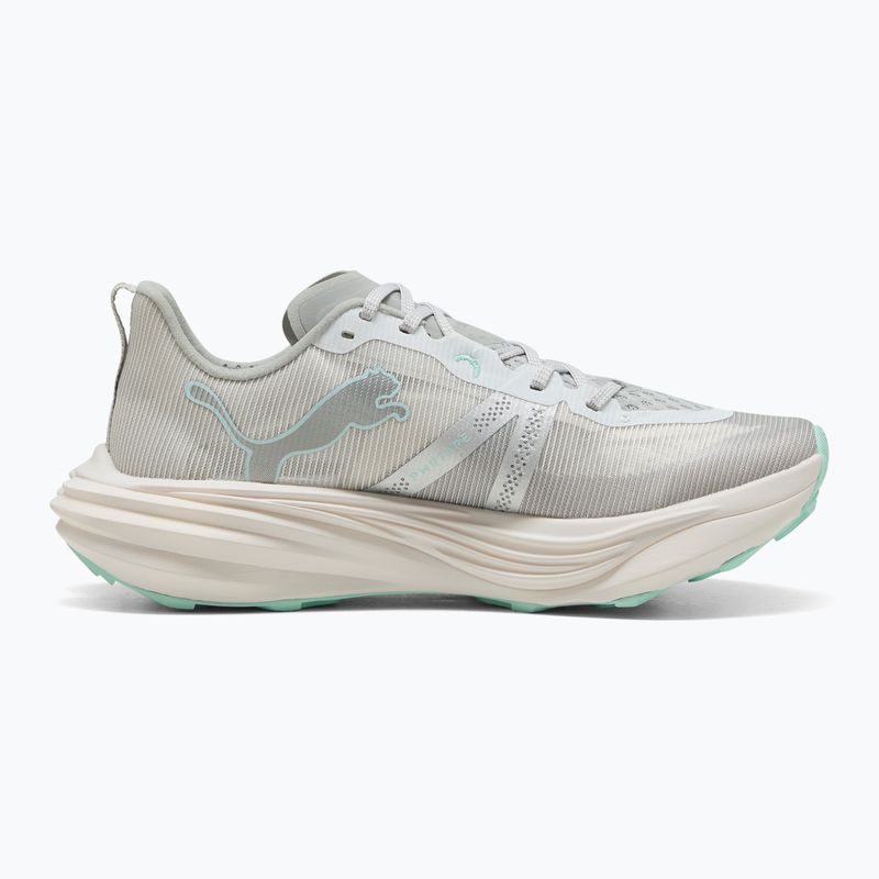 PUMA Deviate Nitro Elite Trail scarpe da corsa da donna grigio piuma / menta fondente 2