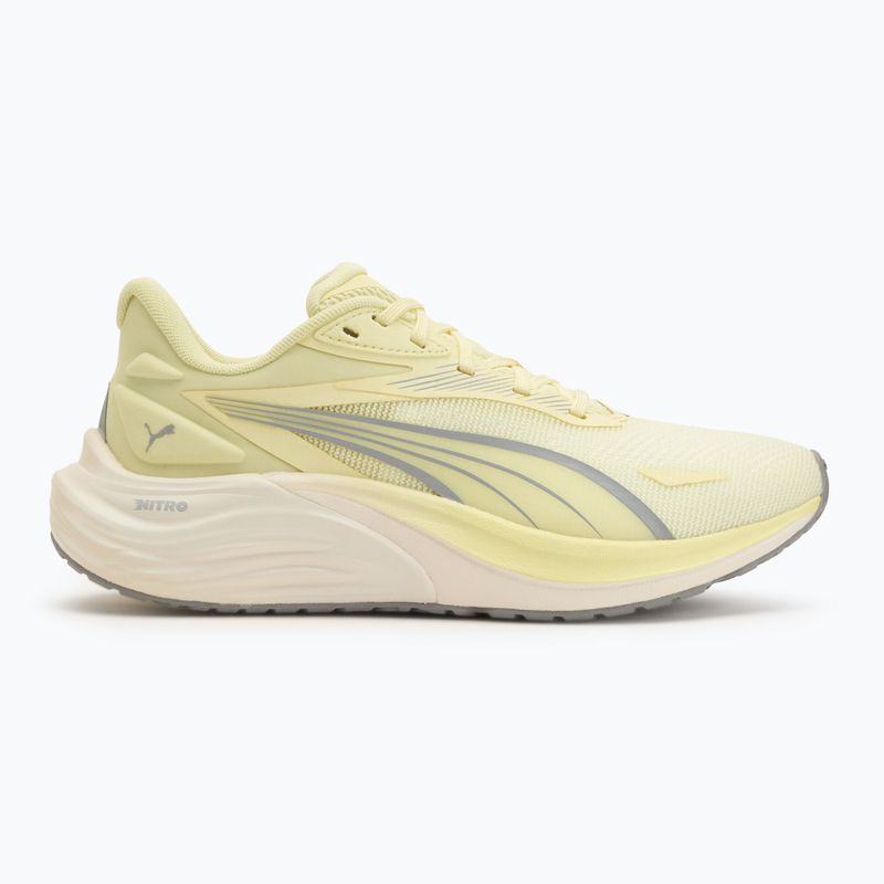 Scarpe da corsa da donna PUMA Electrify Nitro 4 oro luna/bianco caldo 2