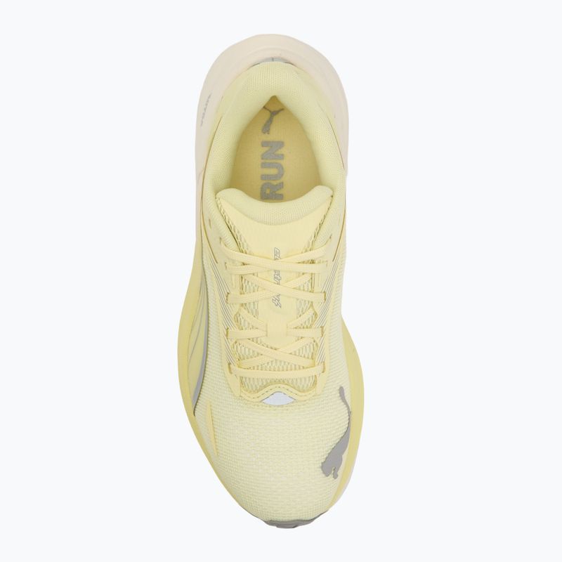 Scarpe da corsa da donna PUMA Electrify Nitro 4 oro luna/bianco caldo 5
