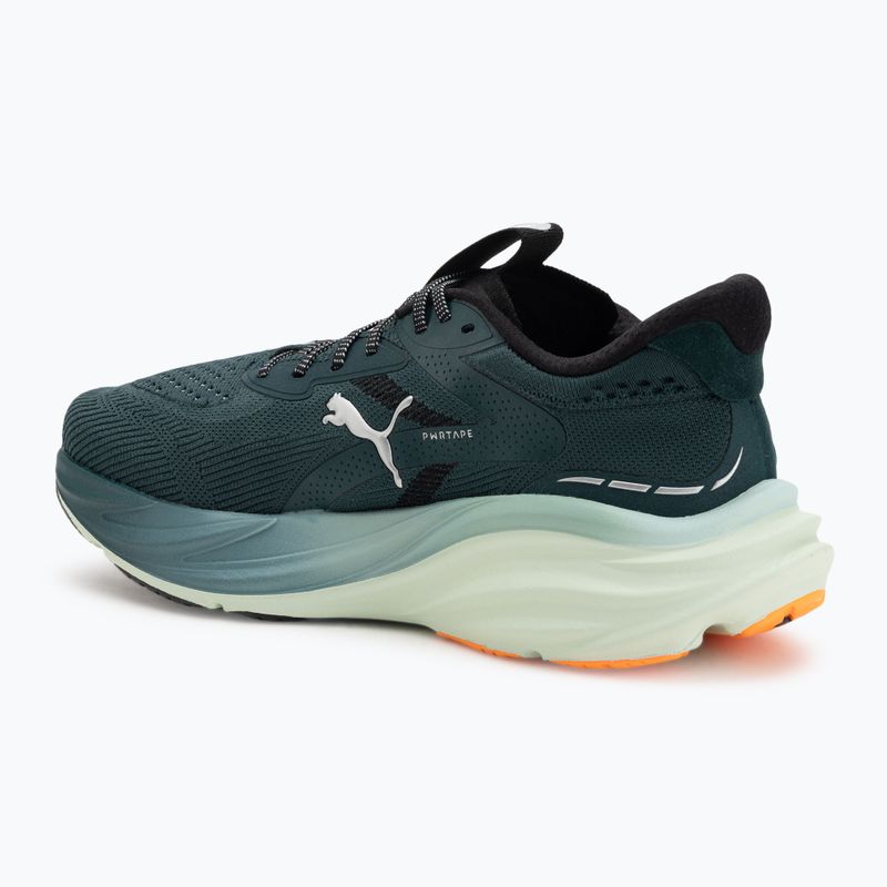 Scarpe da corsa da uomo PUMA Magnify Nitro 3 terrain verde / heat fire 3