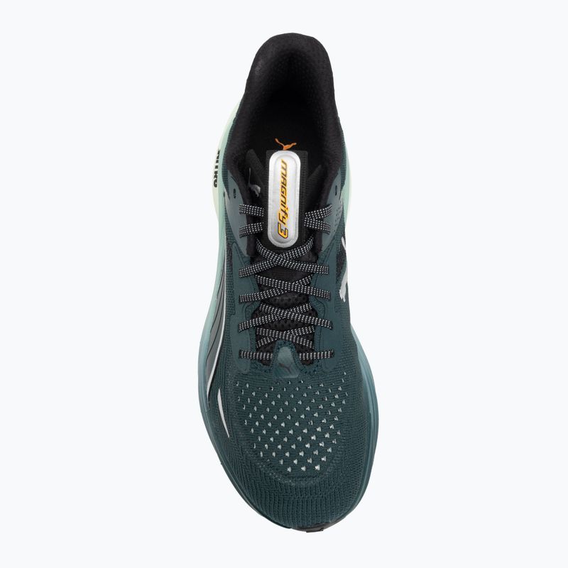 Scarpe da corsa da uomo PUMA Magnify Nitro 3 terrain verde / heat fire 5