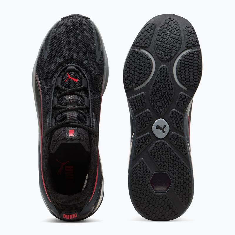 PUMA Cell Solar scarpe da uomo puma nero / cool mid gray / for all time red 3