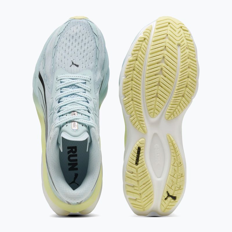 Scarpe da corsa da donna Puma Velocity Nitro 4 sea glass / gold moon 12