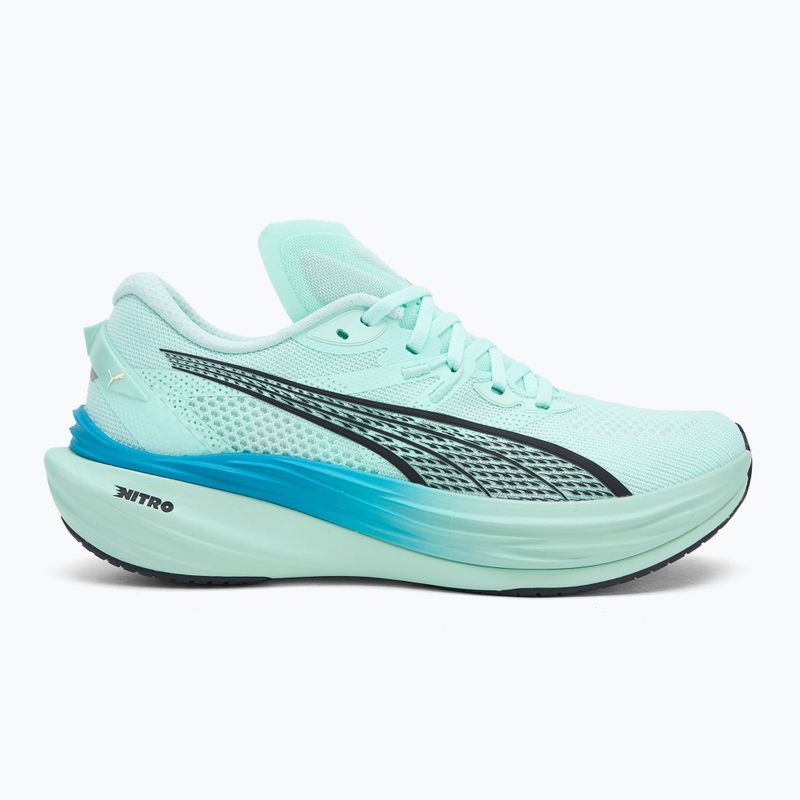 Scarpe da corsa da uomo PUMA Deviate Nitro 3 blu menta/velocità 2