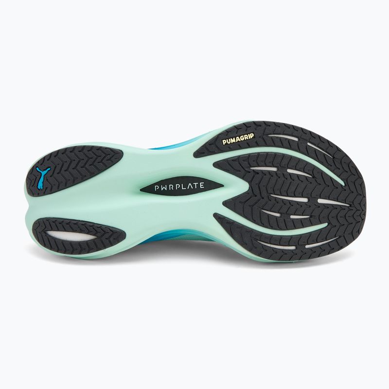 Scarpe da corsa da uomo PUMA Deviate Nitro 3 blu menta/velocità 4
