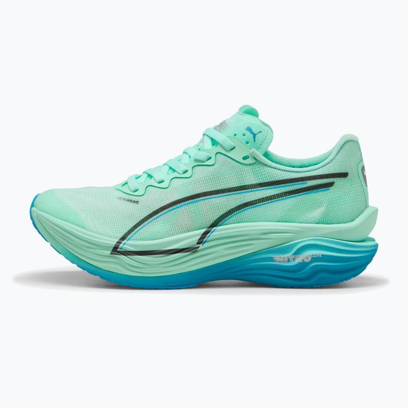 Scarpe da corsa da donna PUMA Deviate Nitro Elite 3 blu menta/velocità 8