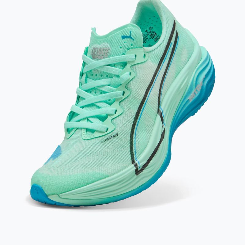 Scarpe da corsa da donna PUMA Deviate Nitro Elite 3 blu menta/velocità 10