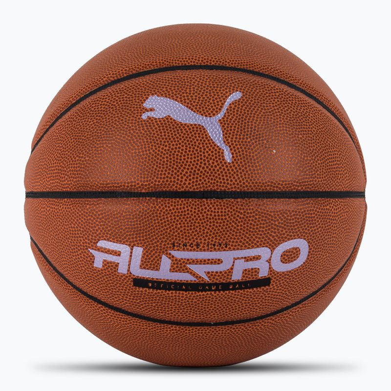 PUMA teamJAWS All Pro Basket in pelle marrone/puma nero taglia 7