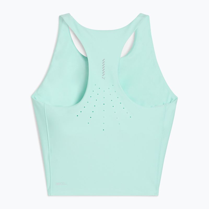 Top da corsa da donna PUMA Raceday Ultraform Crop mint melt 2