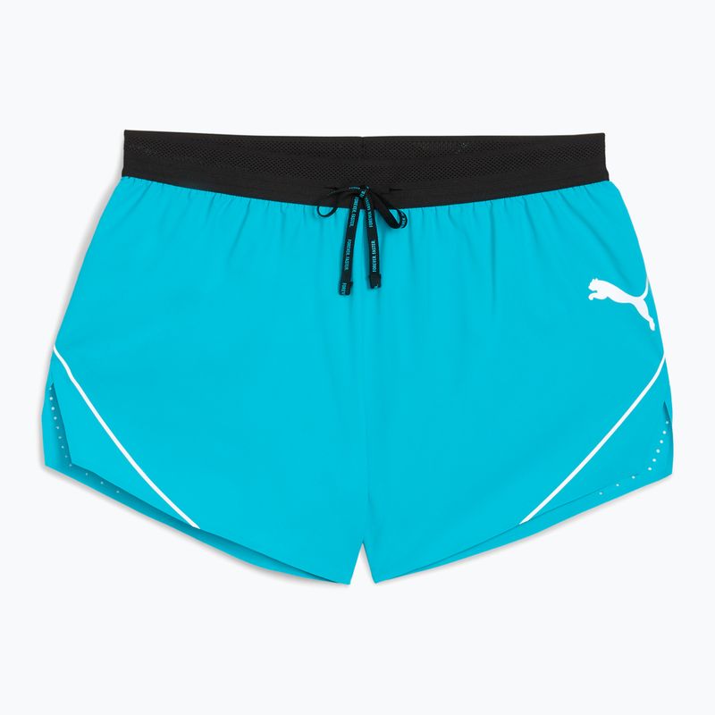 Pantaloncini da corsa PUMA Raceday Ultrawave 3" Split speed blu da uomo