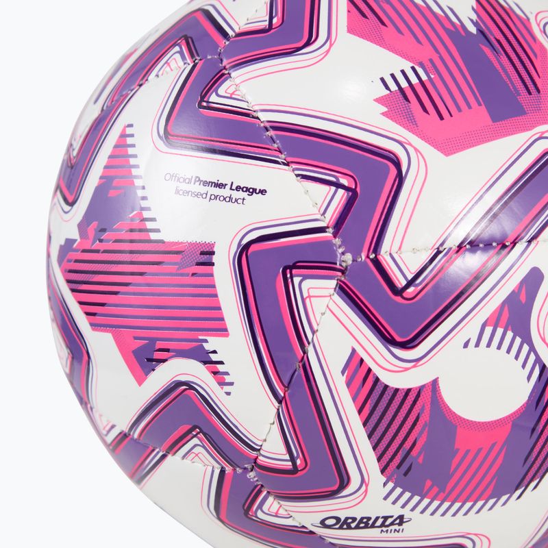PUMA Orbita Mini PL Brilliance mini pallone da calcio puma bianco/multicolore 3