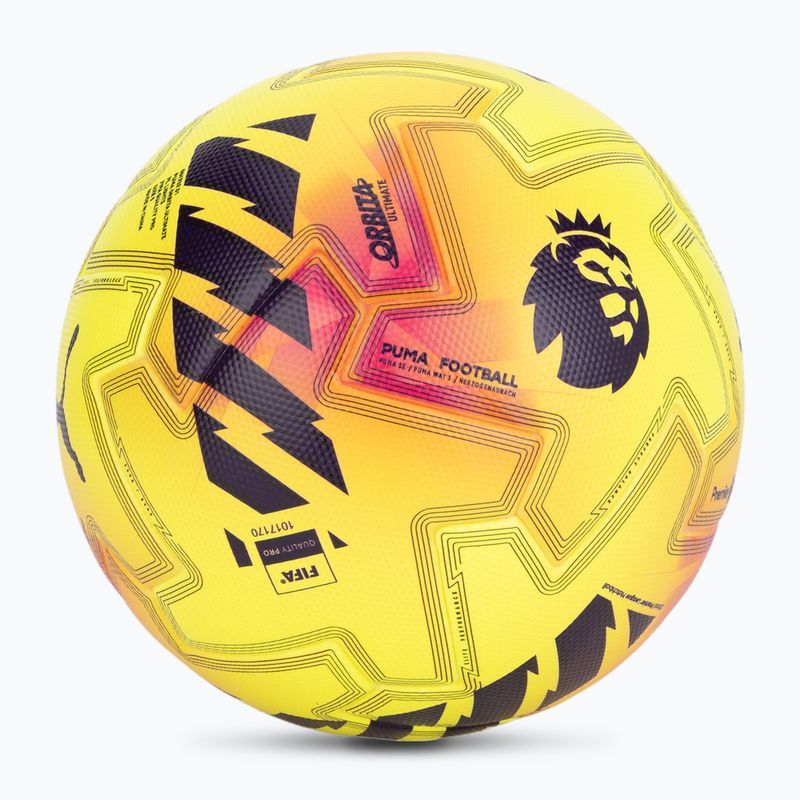 PUMA Orbita Ultimate PL Lights FIFA Qualità fluo giallo/multicolore calcio dimensioni 5 2