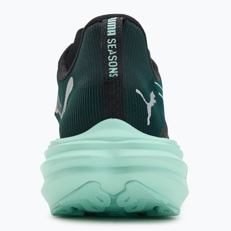 Scarpe da corsa PUMA Deviate Nitro Elite Trail da uomo, terreno verde / menta fondente 6