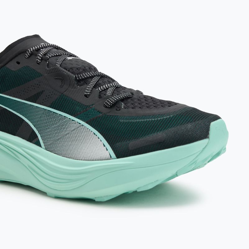 Scarpe da corsa PUMA Deviate Nitro Elite Trail da uomo, terreno verde / menta fondente 7