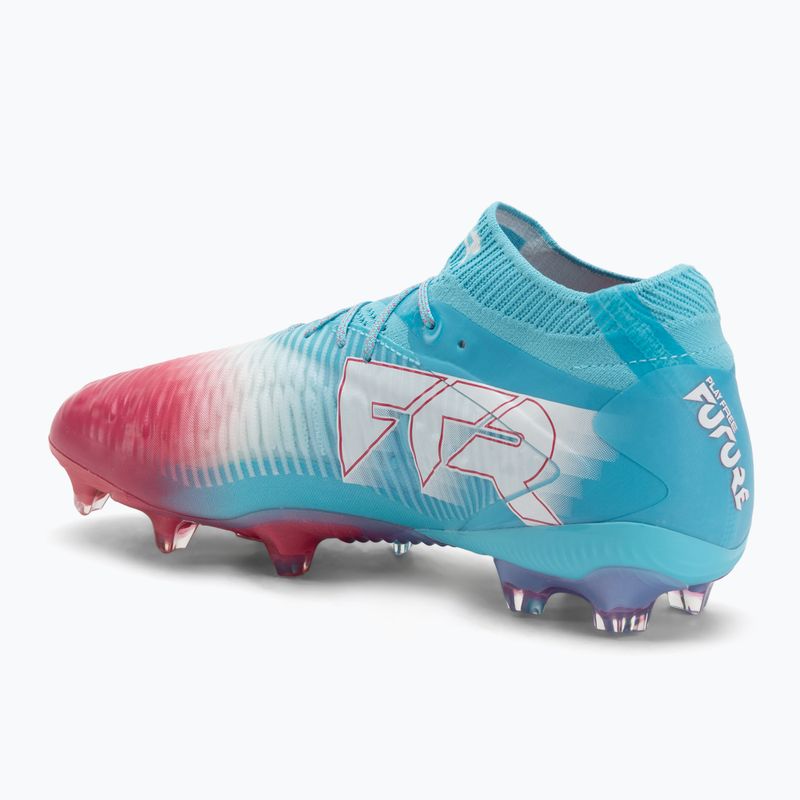 PUMA Future 8 Ultimate Re-Charge FG scarpe da calcio da uomo blu eroe/puma bianco/rosa tramonto 3