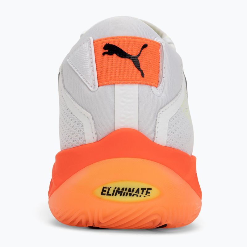 Scarpe da pallamano PUMA Eliminate Nitro SQD 4 Game On puma white/glowing red/ultra blue 6