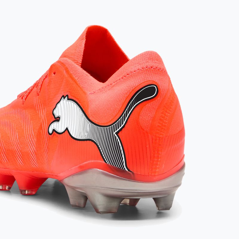 Scarpe da calcio PUMA Future 9 Fusion FG/AG glowing red/puma white/puma black/puma silver 8