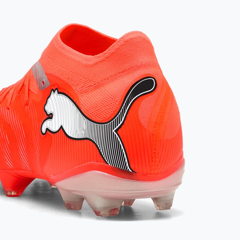 Scarpe da calcio PUMA Future 9 Pro FG/AG glowing red/puma white/puma black/puma silver 8