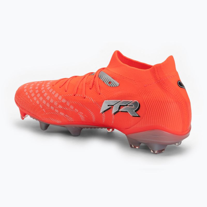 Scarpe da calcio PUMA Future 9 Fusion FG/AG glowing red/puma white/puma black/puma silver 3