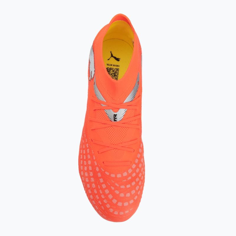 Scarpe da calcio PUMA Future 9 Fusion FG/AG glowing red/puma white/puma black/puma silver 5