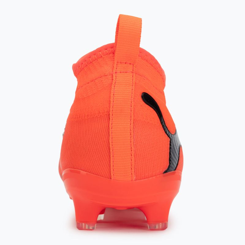 Scarpe da calcio junior PUMA Future 9 Match FG/AG Jr glowing red/puma white/puma black/puma silver 6