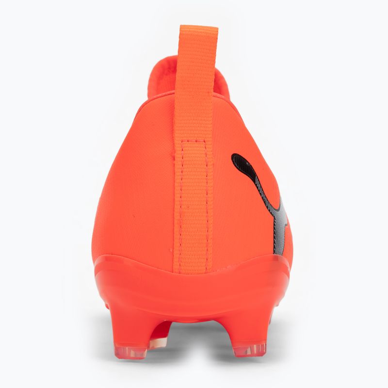 Scarpe da calcio per bambini PUMA Future 9 Match LL FG/AG Jr glowing red/puma white/puma black/puma silver 6