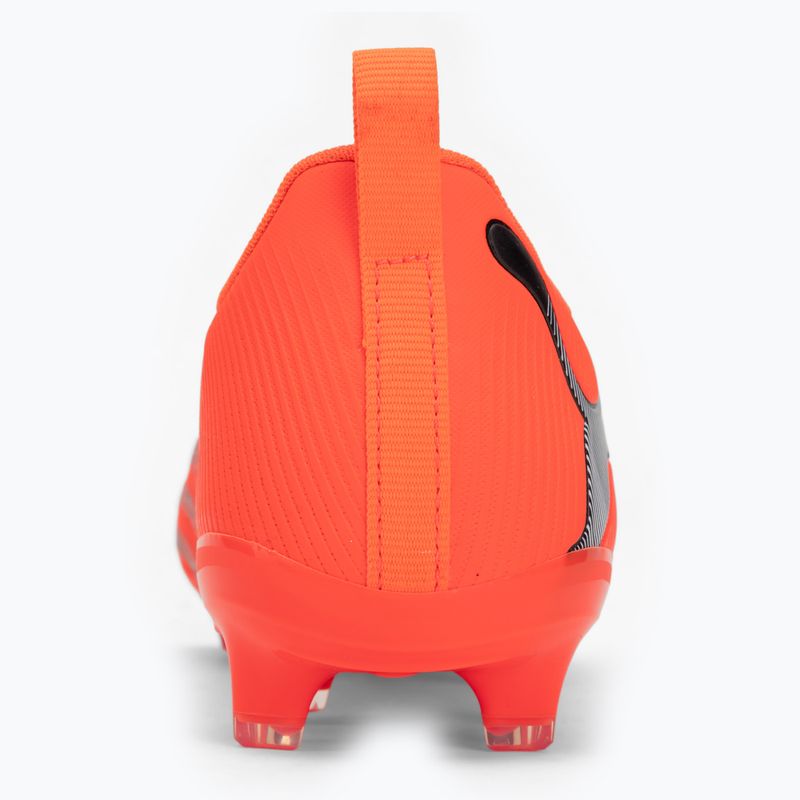 Scarpe da calcio junior PUMA Future 9 Play FG/AG Jr glowing red/puma white/puma black/puma silver 6