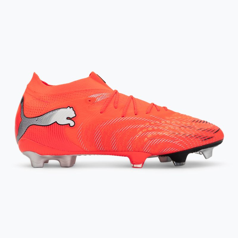 Scarpe da calcio PUMA Future 9 Ultimate FG glowing red/puma white/puma black/puma silver 2