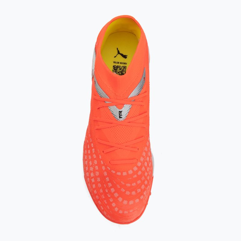 Scarpe da calcio PUMA Future 9 Match TT glowing red/puma white/puma black/puma silver 5