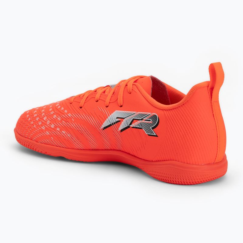 Scarpe da calcio junior PUMA Future 9 Play IT Jr glowing red/puma white/puma black/puma silver 3